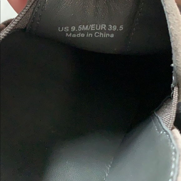 Vince Garvey Gray Suede Slip On Sneakers Size 9.5 - Picture 7 of 7